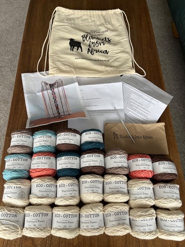 Knitting kit blanket 100 - kit, 100%