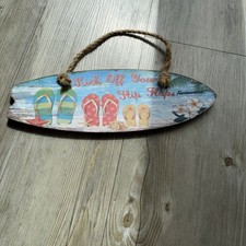 surfboard funny slogan picture hanger