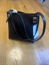 Black Leather Small Handbag