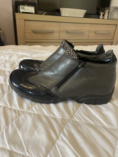 Rieker womens grey - womens, grey/black