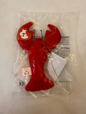 1993 | TY Teenie Beanie Babies McDonald's Edition PINCHERS the Lobster - Sealed