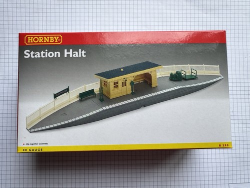 Hornby gauge station hault - gauge,