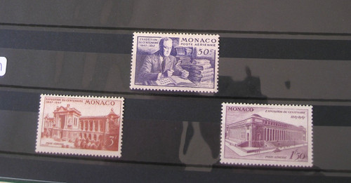 Monaco air mail stamps mnh - mail,