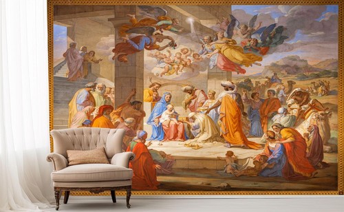 The fresco adoration decor - fresco,