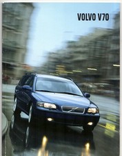 Volvo V70 2001-02 UK Market Sales Brochure 2.4 140 170 2.4T AWD T5 D5 LPG CNG