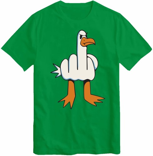 Funny shirt rude seagull - funny,