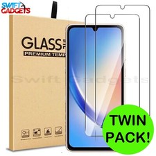 For Samsung Galaxy A34 5g Tempered Glass Screen Protector Cover Guard 2 pack