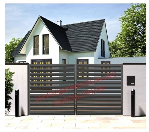 Aluminium driveway gates - aluminium, /