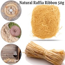 50g Brown Natural Raffia