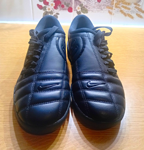 Nike tiempo black lace - (t90),