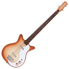 Danelectro DC59 Long Scale Electric Bass Guitar ~ CopperBurst finish