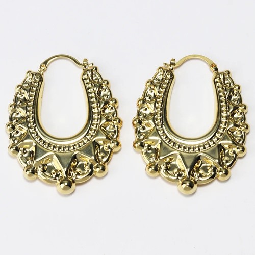 Gypsy style creole earrings - gypsy,