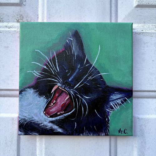 Big yawn original black - “big, yawn”