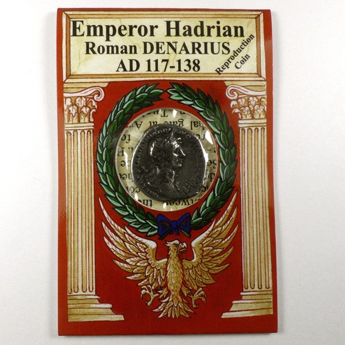 Emperor hadrian roman denarius - emperor,