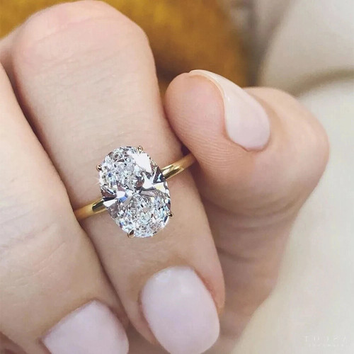 3ct oval cut lab created - 3ct,