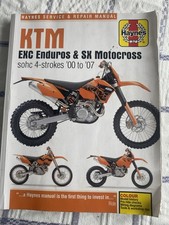  Manuals for KTM EXC Enduros & SX Motorcross sohc 4-strokes, '00 to '07