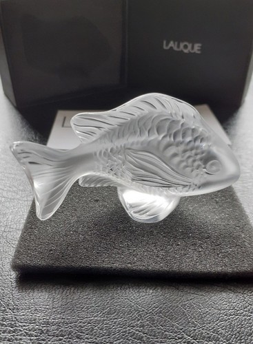 Lalique clear damsel fish - fish,