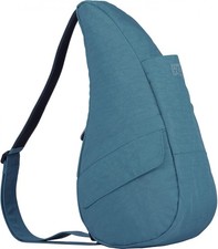AmeriBag Healthy Back Bag Crossbody S Nylon Chambray Capri Blue RRP £65 
