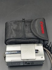 Canon IXUS 3 APS Film Camera – 2002 – Fully Working with Case – Compact Silver