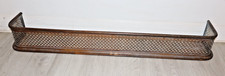 Antique Brass Fireplace Fender