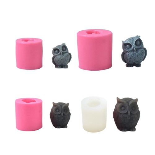 Cute bird silicone mold - bird, 3d