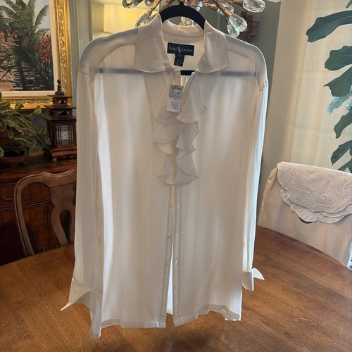 Ralph lauren 100 silk ivory - lauren, 100%