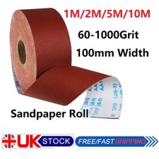 60-1000Grit Emery Cloth Sandpaper Roll Polishing Aluminum Oxide Abrasive Paper