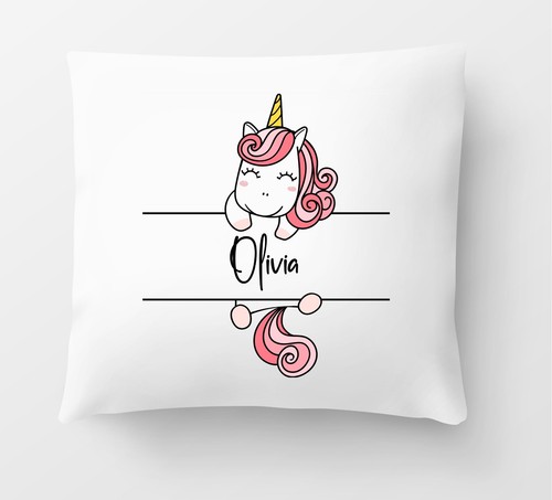 Unicorn cushion cover - cushion,