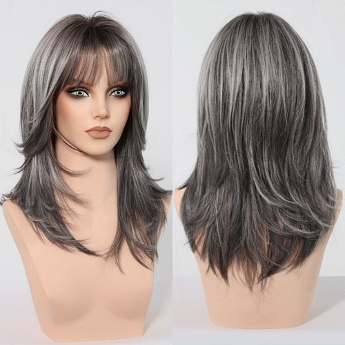Women long curly full wig - long,