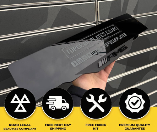 Amg number plate car surround - car,