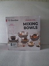 FineDine 5 Pcs Mixing Bowls