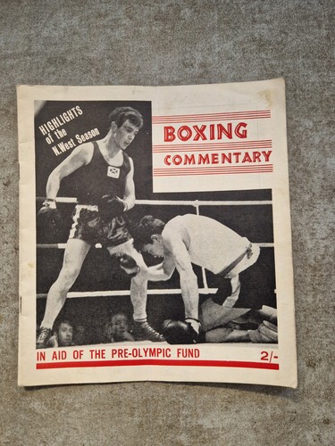 Vintage boxing program - vintage,
