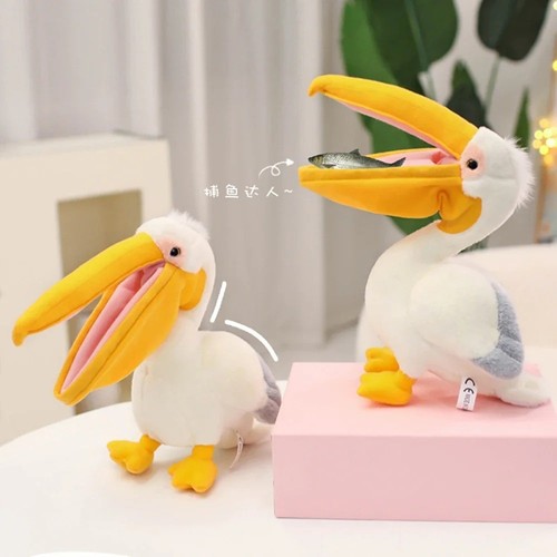 Cartoon pelican plush - plush, toys