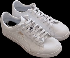PUMA White Court Star Men's Trainers UK Size 9 - Excellent Condition