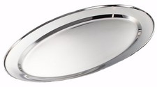 S/Steel Oval Serving Platter