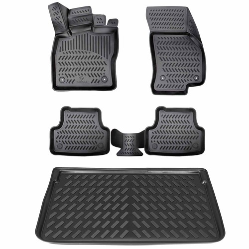 Rubber mats trunk tray set - tray,