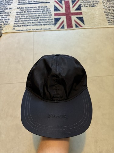 Prada nylon baseball logo - prada, re-nylon