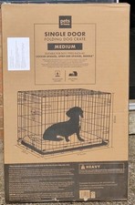 Pets at Home Medium Folding Dog Crate RRP49.99 65x58Wx93D