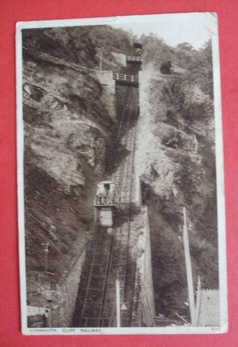 Old devon postcard lynmouth - old,