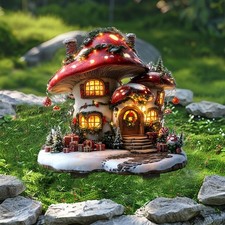 Acrylic Yard Signs Waterproof Lawn Ornaments New Garden Stake  Christmas