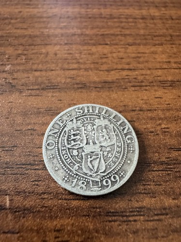 Victoria silver shilling dated - victoria,