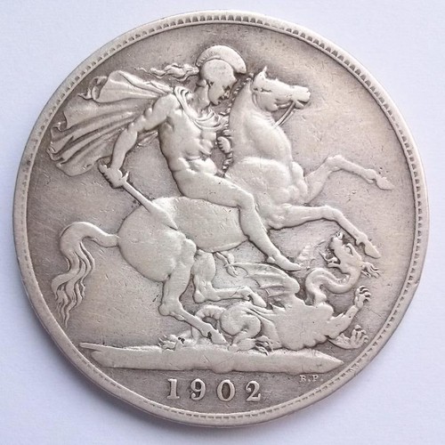 1902 edward vii crown - edward, coin