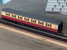 Dapol N Gauge NC-59C Gresley First Class Coach E11015E Carmine Cream