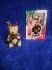 Wade UK Ceramics BEARY CHRISTMAS Bear Figurine 2002 Ameriwade Exclusive LE 250