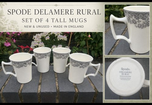 Spode delamere rural mugs set - delamere,