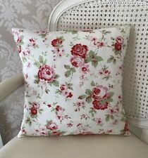 Envelope Cushion Cover in Cath Kidston White Rosali for Ikea, Various Sizes