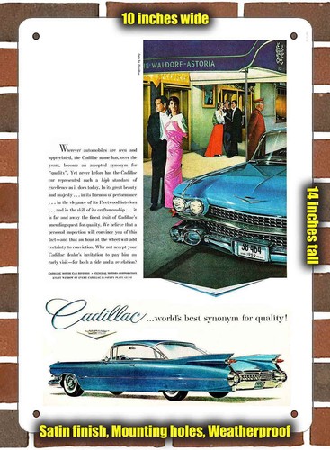 Metal sign 1959 cadillac - -,