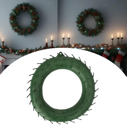 Christmas round wreath making - christmas,