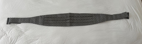 Mens cummerbund and bow - and, tie