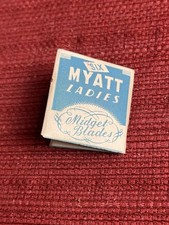 Vintage Myatt Ladies Midget Blades Six Pack Razor Blades